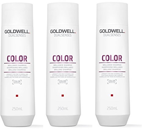 3er Color Brilliance Shampoo Dualsenses Goldwell Farbpflege für feines bis normales Haar 250 ml