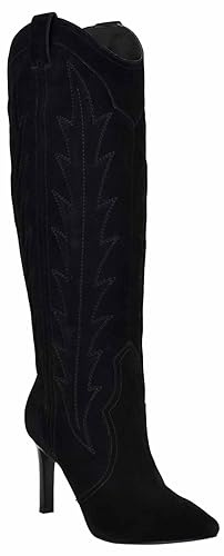 Nine West Radory, Botas a la Altura de Rodilla Mujer, Negro 001, 37.5 EU
