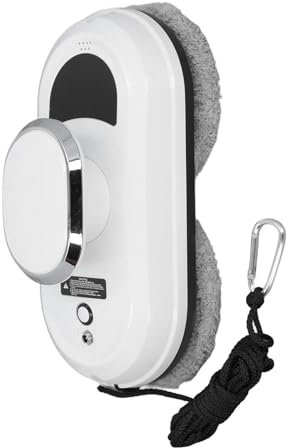 Asixxsix Robot Limpiacristales, Limpiacristales Automático con Pulverizador de Agua, Potencia de Succión 5600Pa, Planificación de Ruta V2.0, Control Remoto, Lavacristales para Ventanas