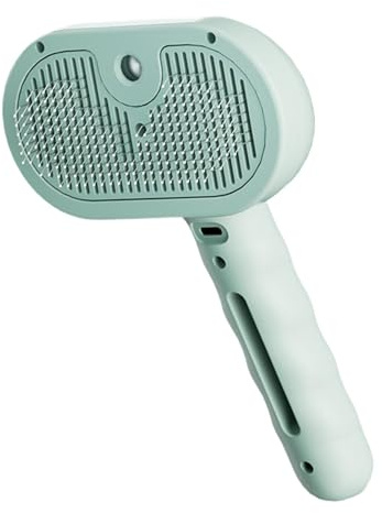 Spritz Defur Comb For Cats, USB Rechargeable Cat Steaming Brushes For Indoor Cats, 35ml Water Tank, Dog Hair Remover, Pet Supplies, 11.5x7x20cm/4.53x2.76x7.87 Inches