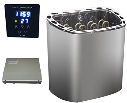 Riscaldatore per sauna, Stufa sauna 9KW, Riscaldatore di sauna elettrica con controller interno, 9KW Stufa a vapore a vapore secco Costruzione costruita per durare