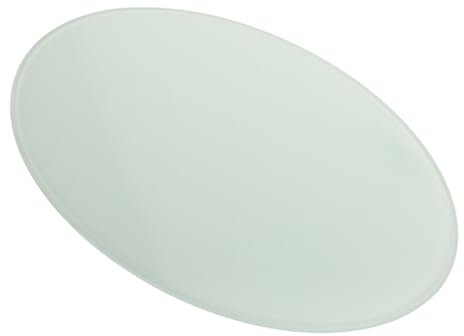 POPETPOP Tablas De Cortar Redondas De Vidrio Templado Resistentes Antideslizantes para Encimera para Cocina