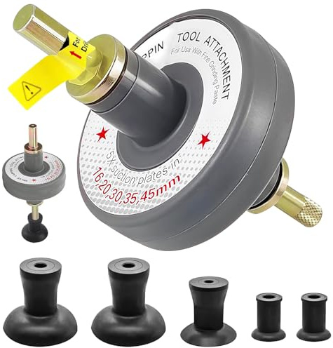 Herramienta de Molienda de Asiento de Válvula,Accesorio de Herramienta de Lapeado de Válvulas,Kit de fijación de herramienta de lapeado de válvula para Automóviles,Motocicletas,Vehículos Todo Terren