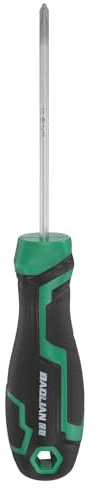 sourcing map PH0 Phillips Screwdriver 6.1 Length S2 Steel Magnetic Screwdrivers with Ergonomics Grip for Fastening Loosening DIY Repairing