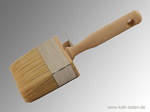 Kalk-Laden Kalk-Flächenstreicher 120x30 - Pinsel mit Naturborsten in Weiß