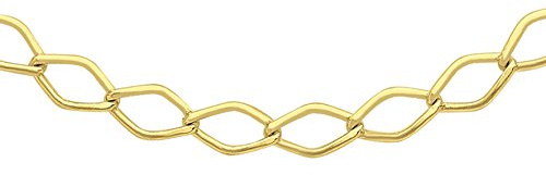 CARISSIMA Unisex-Panzerkette 375 Gelbgold 46 cm - 1.13.6154