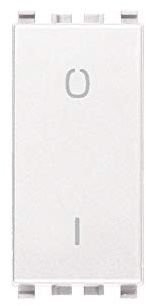 Vimar Serie Eikon – Interruttore 2 poli 16 AX bianco