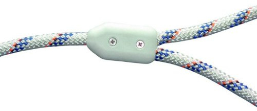 wellenshop 1 Paar Tauwerkklemmen für Seil 5-6, 6-7, 8-10, 10-12, 12-14 mm Seilverbinder Seilklemme Spleiß Auge Gummi-Seil Kunststoffklemme Gummi-Leine Schotklemme