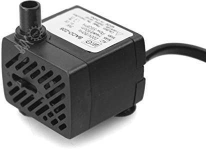 BACOENG Aquarium Pumpe, 3W 200L/H Mini Wasserpumpe Springbrunnenpumpe Teichpumpe, Zimmerbrunnenpumpe Aquariumpumpen Brunnenpumpe Klein mit EU Stecker