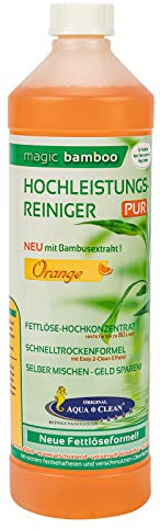 AQUA CLEAN Magic Bamboo Hochleistungsreiniger 1l Hochkonzentrat (Orange)