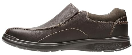 Clarks Herr Cotrell step tofflor, Brunt brunt oljigt läder, 44.5 EU