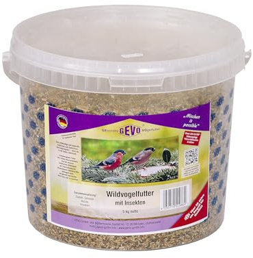 GeVo-vildfågelfoder med insekter (Pal. = 44 st.) 5 kg