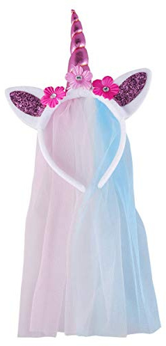 PRETYZOOM Einhorn Stirnband Bunter Haarschmuck Mit Horn Für Kinder Karneval Party Tanz Kostüm Zubehör