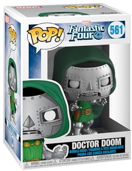 Funko POP! Marvel: Fantastic Four - Doctor Doom | Offizielles Superheroes Merch - Vinyl Sammelfigur als Regal Deko - Geschenkidee zum Geburtstag für Fans und Sammler