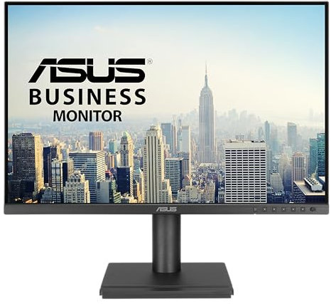 ASUS Business BE248QF - 24,1 Zoll WUXGA Monitor - 16:10 IPS Panel, 100Hz, 1920x1200, HDR10 - ergonomisch, Pivot, Blaulichtfilter, EPEAT Gold - DisplayPort, HDMI, USB-Hub, D-Sub, Speaker
