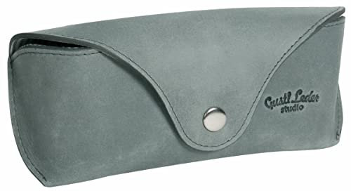 Gusti Brillenetui Leder - Cornelius Damen und Herren Brillenhülle Brillentasche Lederetui Etui Aufbewahrung für Brillen Leder