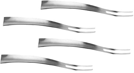 Fourchettes À Fruits Pour Enfants Et Adultes En Acier Inoxydable 304 Deux Fourchettes À Salade Pour Fête Et Mariage