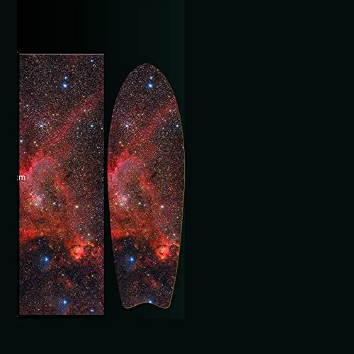 FEETOX Skateboard Klebeband 84 * 23cm(33.46X9.45inch) Skateboard Grip Tape Skateboard Aufkleber Bubble Free Waterproof Longboard Griptape Skateboard Grip Tape AC741 Skateboard Aufkleber