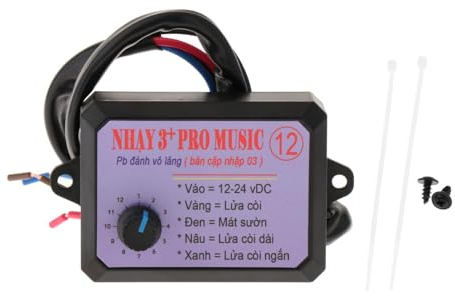 Ronyme Contrôleur de klaxon électrique pour Van de Voiture 12-24V, unité de Commande, Accessoire Automobile, pièces de Rechange, boîte de Commande, 12 Son
