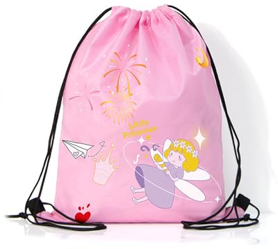 Zeayebsr Mochila con Cordón - Bolsa Impermeable para Playa, Piscina y Deporte - Bolsa de Natación con Cuerdas para Niños