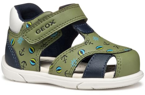 Geox Baby - Jungen B Zapito Boy Sandal, Pistachio Navy, 22 EU