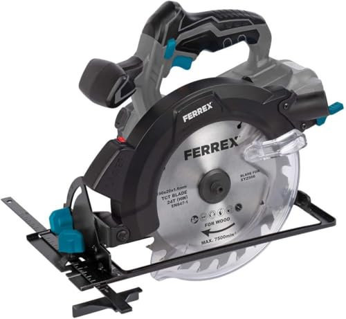 Ferrex Sega circolare a mano, 40 V, con batteria e caricatore