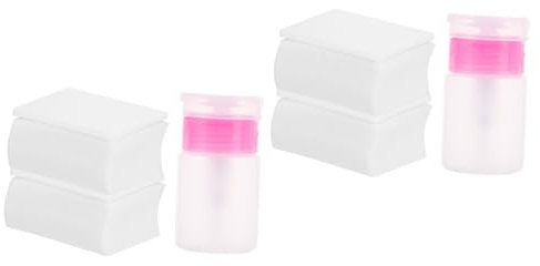 BELLIFFY 1000stücke Nagellackentferner Pads Mit Druckflasche Wiederverwendbar Nagelreinigungstücher Für Maniküre Und Pediküre Für Zuhause Und Salongebrauch