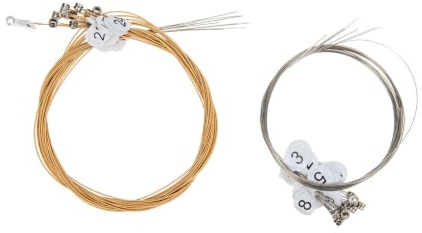Leiersaiten für 21 Saiten aus Stahl und Kupfer, Standardspannung | 1 Satz Ersatz für 21/24 Stück Lyra, Musikinstrumentenzubehör, nicht Leicht zu Brechen, Schnelle Reaktion