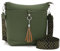 Sasrymnl große umhängetasche damen mittelgroß dunkelgrün handtasche damen mittelgroß handtasche damen groß Veganes Leder crossbody bag damen groß