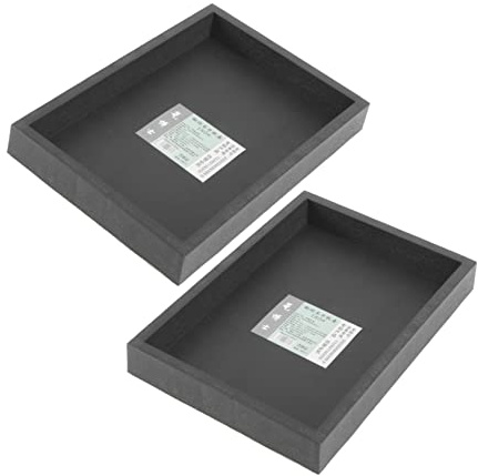 Veemoon 2piezas Bandejas Rectangulares para Macetas Jardín Base Engrosada Recipiente para Agua Plantas Exterior Interior