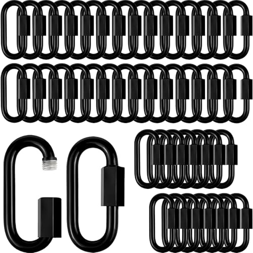 50 PCS 1.95IN(M5) Quick Link, Heavy Duty Locking Connector Rated 650 Lbs