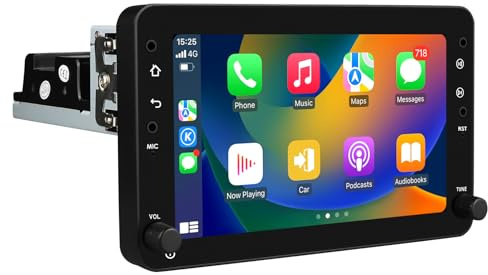 Ossuret Bilradio för Alfa Romeo Spider/159/Brera/159 Sportwagon, 7-tums Android 14 pekskärm 2+32 GB GPS-navigering med Android Auto WiFi Bluetooth USB Carplay
