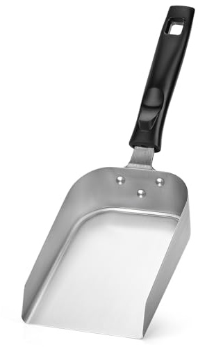 Onlyfire Spatule pour Barbecue en Inox, 16 x 12.5 cm, Pelle à Frite, Pelle de Cuisine