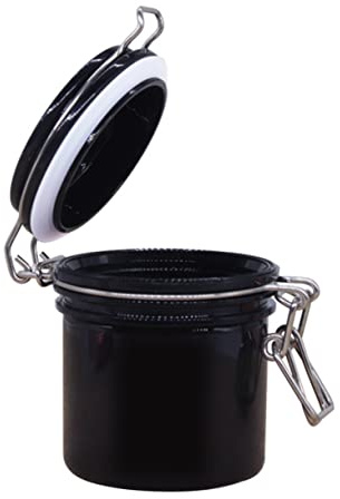 Veemoon Boîte de Colle pour Faux Cils en Fibre Noire Grosse Capacité et Élimination des Odeurs, Étui de Rangement Scellé pour Extensions de Cils, pour Maquillage et Conservation
