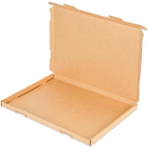 kartonprimus 200x Großbriefkartons 350 x 250 x 20 mm GB-2 braun Großbrief Karton Faltschachtel stabil Versandkarton Post DHL Versand DIN A4 B4 Warensendung Büchersendung Versandschachtel (200 Stück)