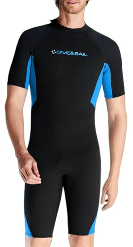 1,5 mm Thermal Shorty Muta da sub per uomo in neoprene acqua fredda calda pelle calda muta da surf per snorkeling