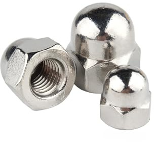 Tuercas cónicas de acero inoxidable, Tuercas ciegas UNC A2 304 de acero inoxidable, varios tamaños, 2-20 piezas(20PCS)