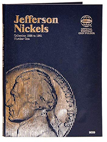 Whitman U.S. Jefferson Nickel Coin Folder 1938-1961 Vol. 1 #9009