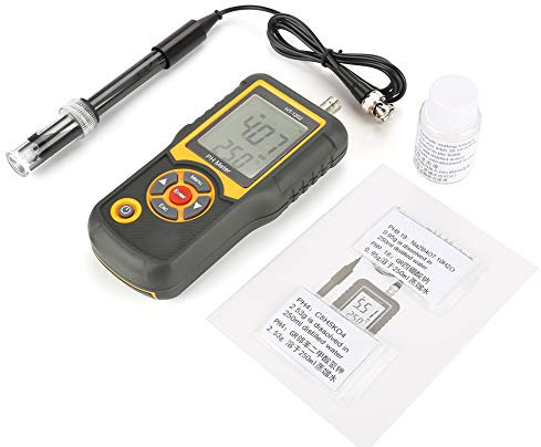 Oumefar High Precision Digital Water Quality Tester PH mV Tester Temperature Meter 0 14PH for Water ,Pool ,Hydroponics(Battery Not Include)