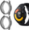 Niboow Funda [2-Piezas] Compatible con Xiaomi Watch S1 Active, Anti-Choque Funda, Protección Completa Carcasa para TPU Flexible antirrayas Protectora para Xiaomi Watch S1 Active-Negro+Negro