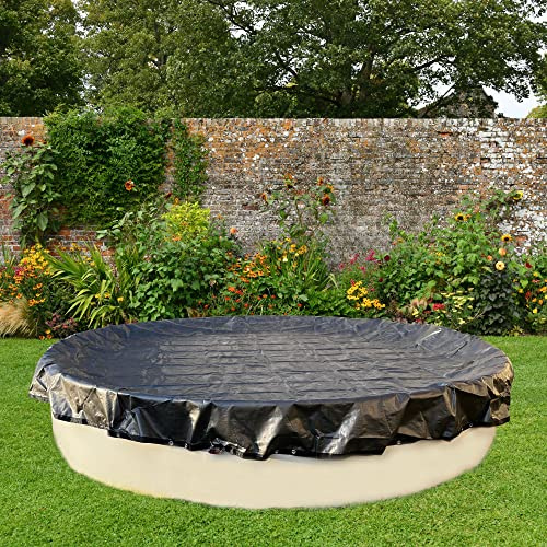 Couverture de Piscine Duraol Ronde I 6,00 m de diamètre I Bâche de Piscine de Haute qualité avec Une épaisseur de 220g/m² I Bâche de Piscine Robuste Ronde avec Bords renforcés