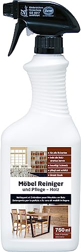 Glutoclean Möbelrengöringsmedel och vård – trä 750 ml I för alla typer av trä I lyfter trästrukturen I eliminerar smuts och binder damm I vårdar och skyddar