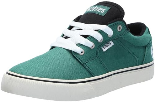 Etnies herr Barge LS Skate-sko, grön/svart/vit, 5,5 UK, Grön svart vit, 38.5 EU