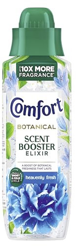 Comfort Botanical Heavenly Fresh Scent Booster Elixir up to 10x more fragrance* infuses laundry with long-lasting freshness 460 ml