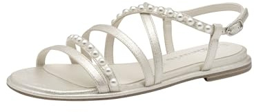 Tamaris sandalett dam vegansk elegant, Beige, 37 EU