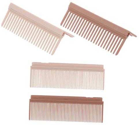 Anneome 2 Pièces Peigne Lisseur Amovible Fibre de Chaleur Accessoire et Ergonomique pour Brosse Coiffante à Clipser Adapté Coiffage Rapide à Domicile et Salon