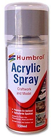 Humbrol Miniature Paint Spray - AD6085 No 85 150ml - Satin Paints for Model Painting, Modelling Paint for Miniatures - Satin Paint Primer for Plastic, Wood, Metal Surfaces