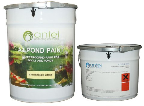Antel A1 Pond Paint (1 Litre, York Stone) | Fish Friendly Pond Paint