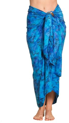 PANASIAM Sarong B003 Blue tones, L