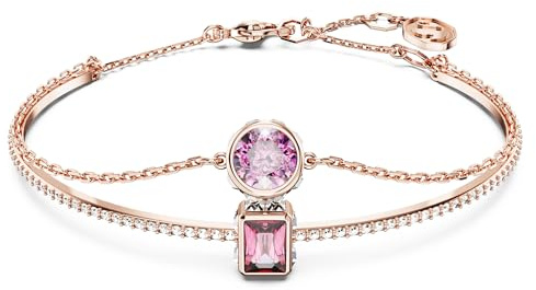 Swarovski Chroma Armreif, Rosa, M